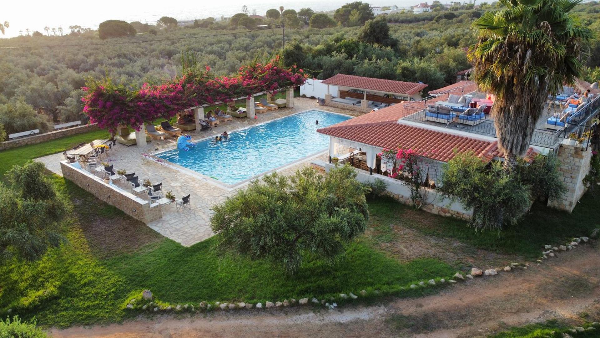 Ferienwohnung Agrikies Country Retreat Marathopoli Exterior foto